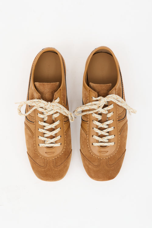 Dries Van Noten Suede & Leather Sneaker