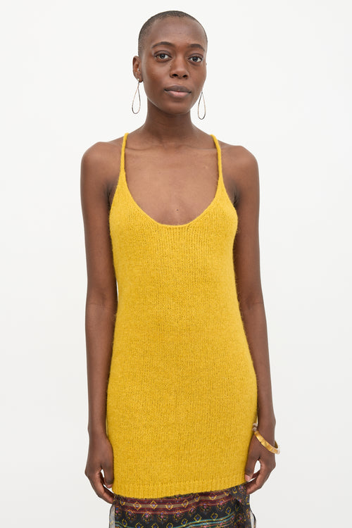 Dries Van Noten Wool Knit Tank Top