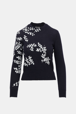 Dries Van Noten Wool Painted Sweater