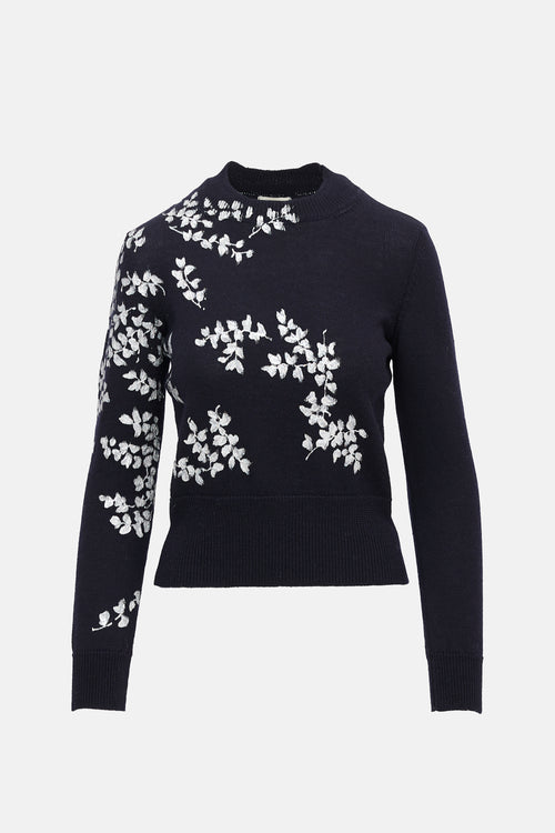 Dries Van Noten Wool Painted Sweater
