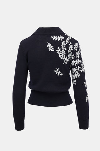 Dries Van Noten Wool Painted Sweater
