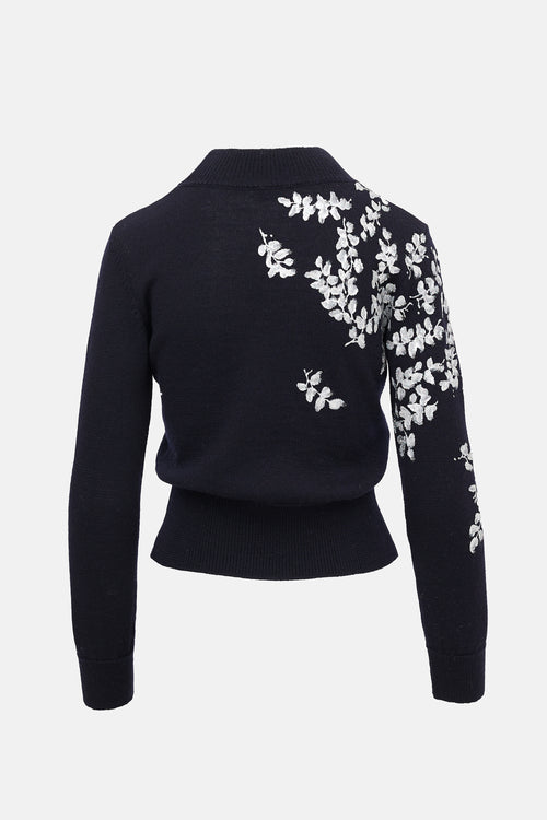 Dries Van Noten Wool Painted Sweater
