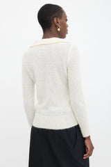 Dries Van Noten Wool Polo Sweater