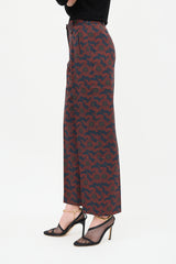 Dries Van Noten Wool Tapestry Trouser