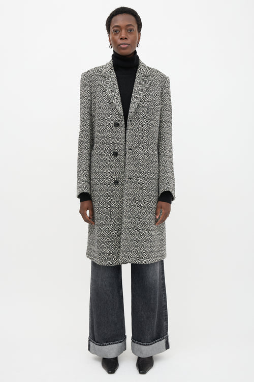 Dries Van Noten Woven Patterned Coat