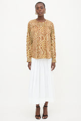 Dries Van Noten X Len Lye Printed Blouse