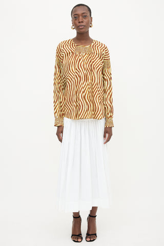Dries Van Noten X Len Lye Printed Blouse