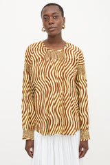 Dries Van Noten X Len Lye Printed Blouse