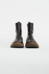 Dries Van Noten Brown Leather Gum Sole Ankle Boot