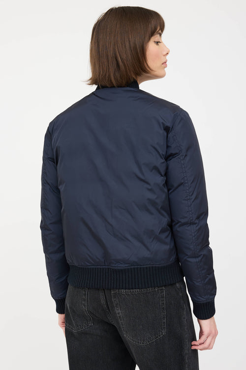 DSquared5 Quilted Down Bomber Jacket