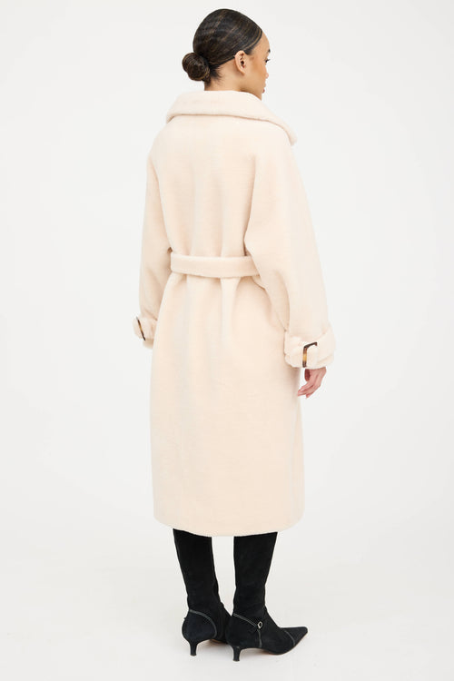 Ducie Wool Double Breasted Teddy Coat