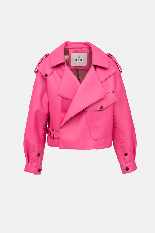 Ducie Leather Biker Jacket