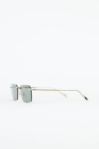 Dunhill DU0061 Rimless Square Sunglasses