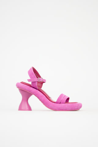 Eckhaus Latta Suede Raft Sandal