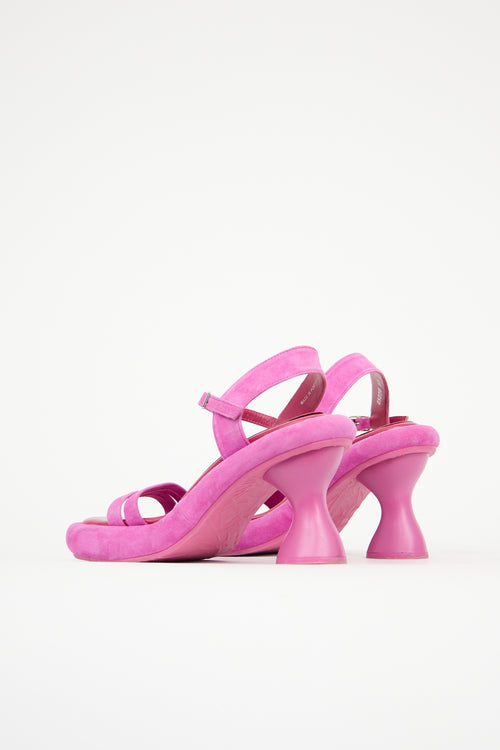 Eckhaus Latta Suede Raft Sandal