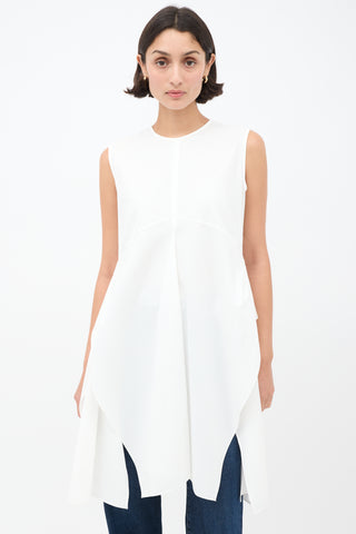 EENK White Cotton Yuna Transformable Top