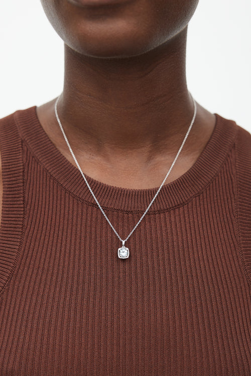 Effy 14K White Gold Diamond Pendant Necklace