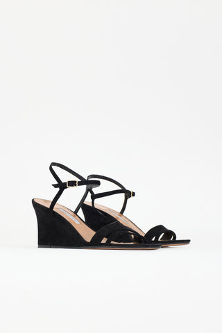 Emme Parsons Suede Simple Wedge Sandal