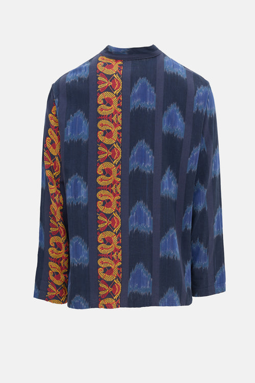 Engineered Garments Embroidered Ikat Shirt