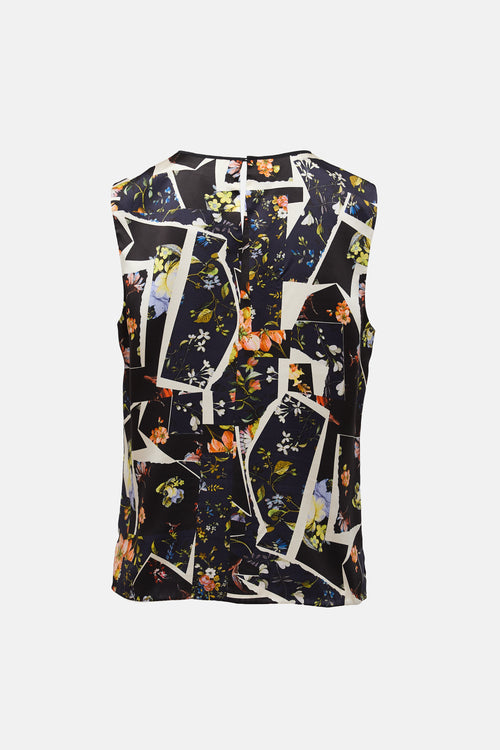 Erdem Floral Sleeveless Blouse