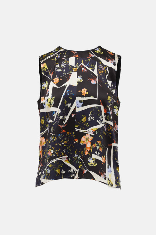 Erdem Floral Sleeveless Blouse