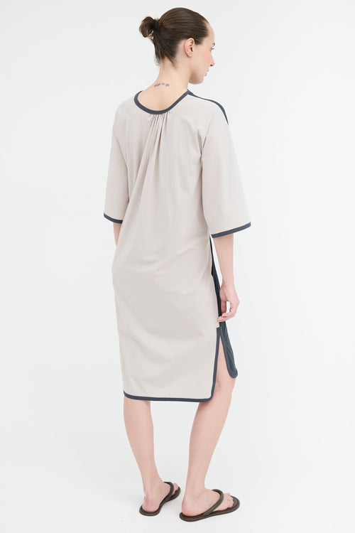 Marie Saint Pierre Knit Magist Colour Block Dress
