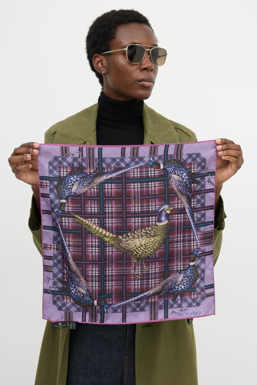 Etro Silk Mixed Print Scarf