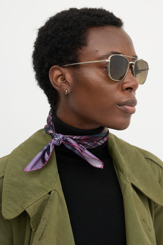 Etro Silk Mixed Print Scarf