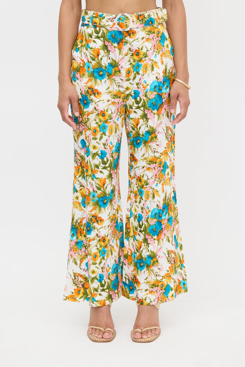 Zimmermann Linen Floral Estelle Pant