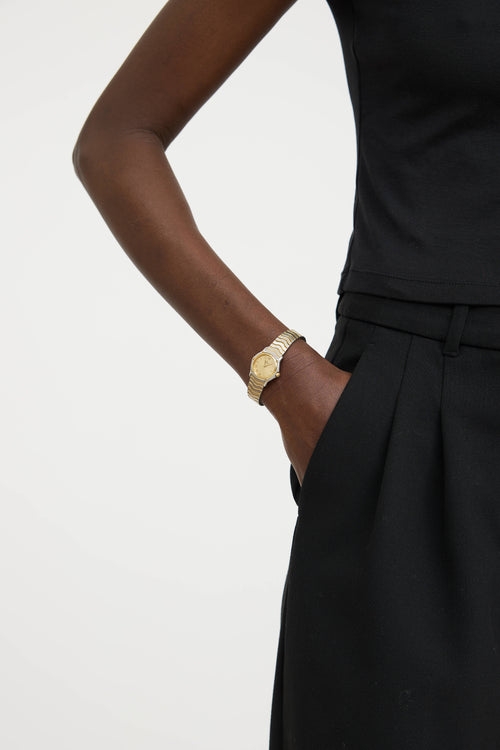 Ebel18K Yellow Gold & Stainless Steel Wave Watch