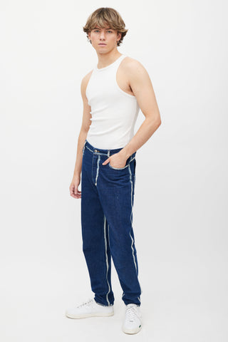 Escada // Cream Pleated Denim Trouser – VSP Consignment