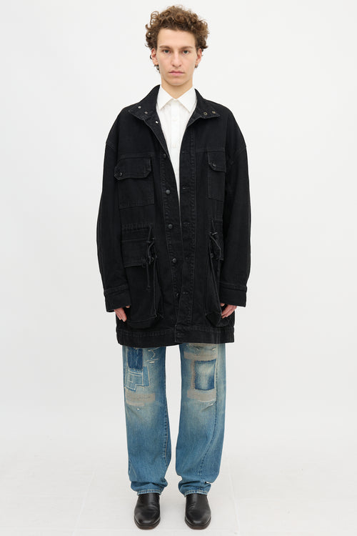 Eckhaus Latta Denim Tethered Jacket
