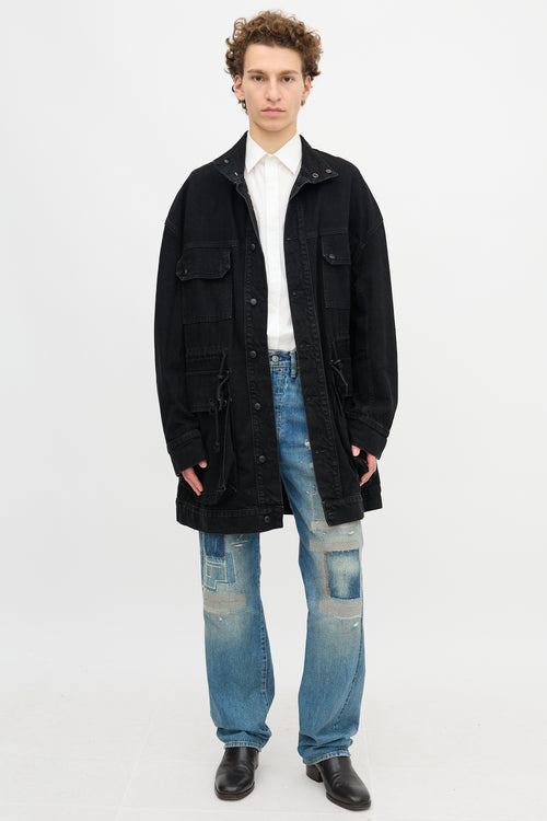 Eckhaus Latta Denim Tethered Jacket