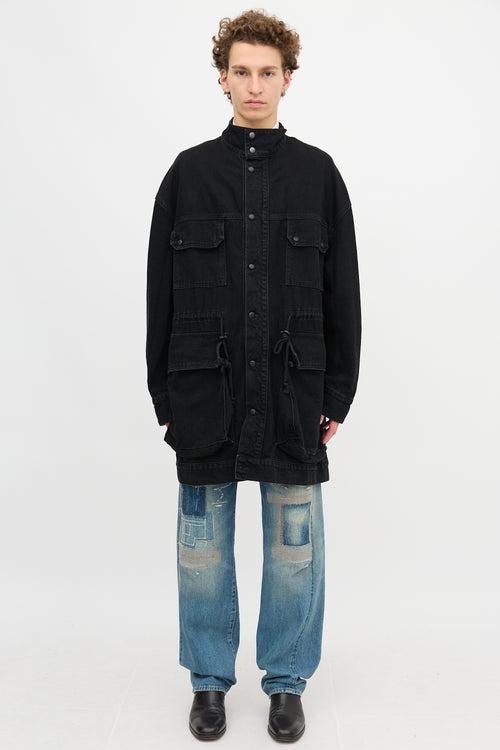 Eckhaus Latta Denim Tethered Jacket