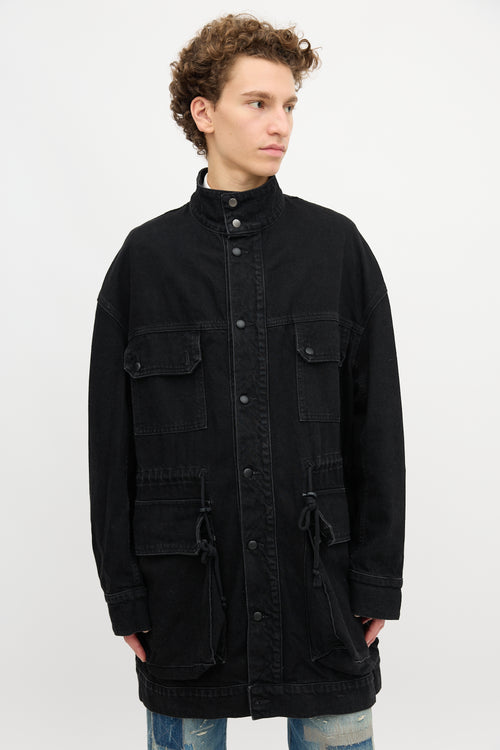 Eckhaus Latta Denim Tethered Jacket