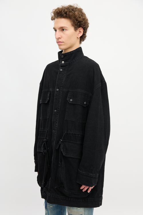 Eckhaus Latta Denim Tethered Jacket