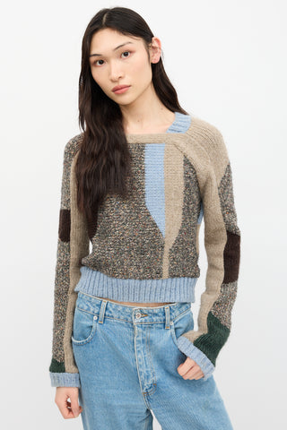 Eckhaus Latta Merino Wool Ab-Ex Sweater