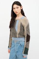 Eckhaus Latta Merino Wool Ab-Ex Sweater