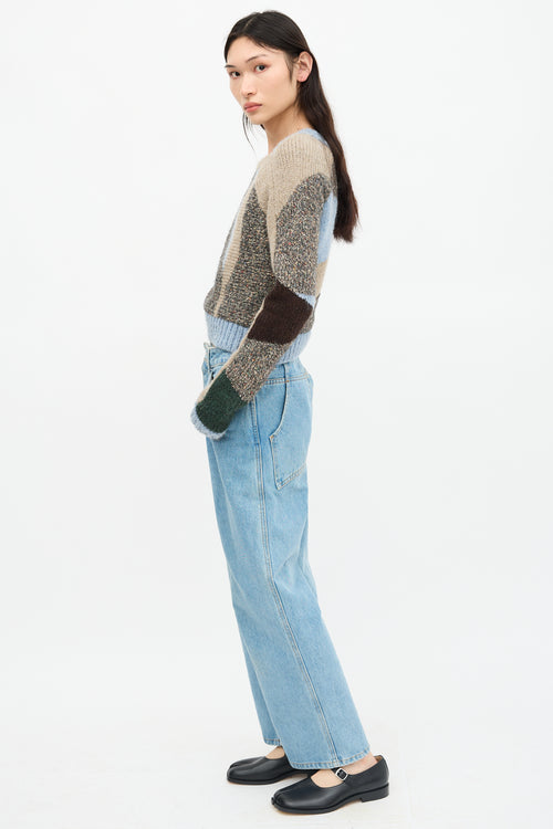Eckhaus Latta Merino Wool Ab-Ex Sweater