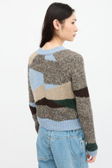 Eckhaus Latta Merino Wool Ab-Ex Sweater