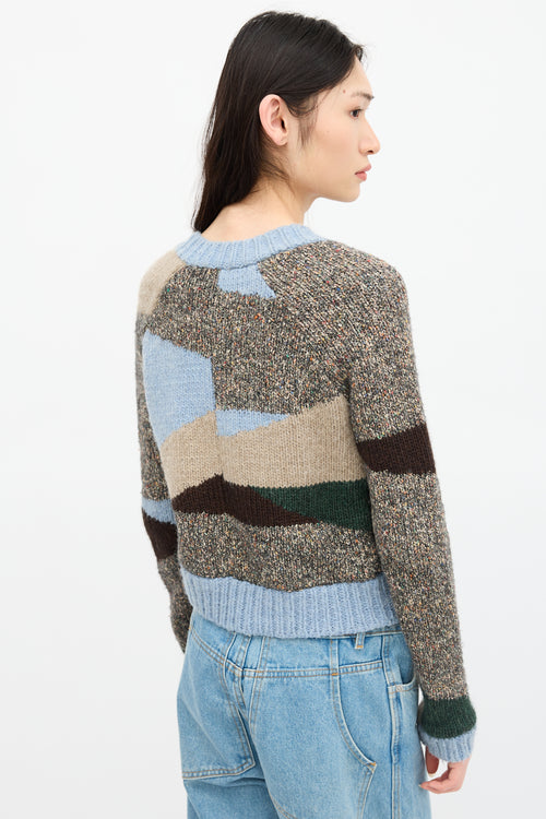 Eckhaus Latta Merino Wool Ab-Ex Sweater