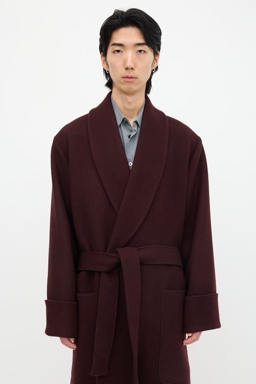 Wool Shawl Coat