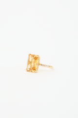Effy 14k Gold & Citrine Ring