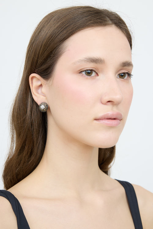 Effy 18K Yellow Gold Diamond Earrings