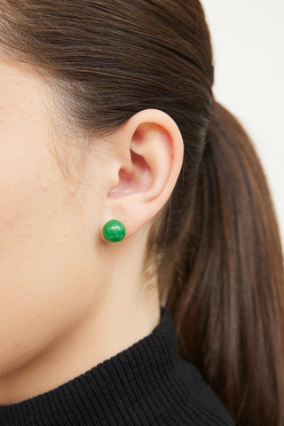 Effy Dyed Jade Stud Earrings