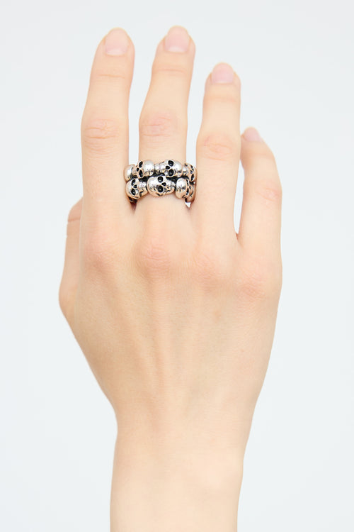 Effy Sterling Silver Skull Ring