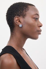 Effy Sterling Silver & Blue Sapphire Earrings