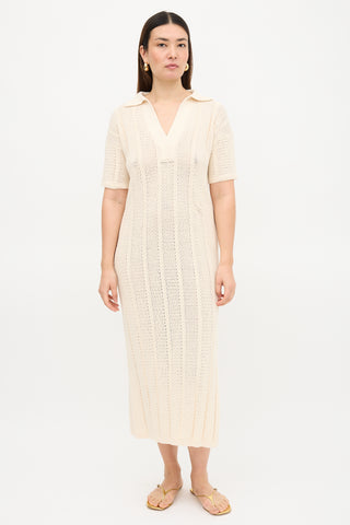Eleven Six Open Knit Maxi Dress