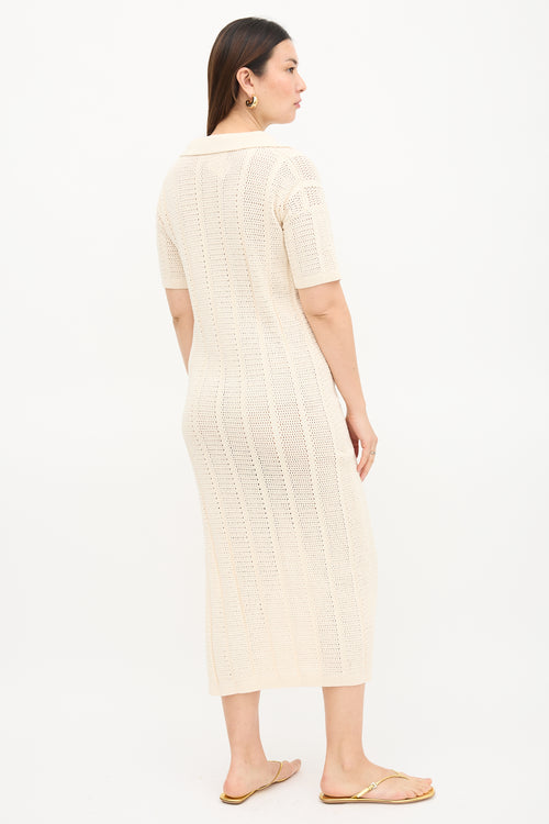 Eleven Six Open Knit Maxi Dress