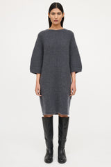Eleventy Wool Knit Sweater Dress